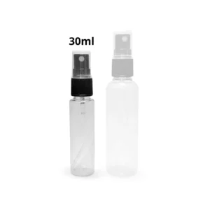 envase de plastico transparente atomizador spray de 30ml