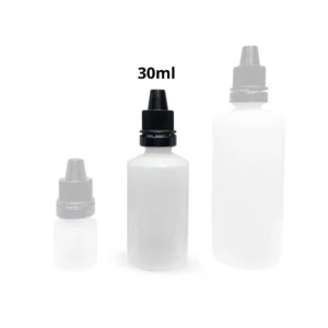 gotero de plastico blanco de 30ml